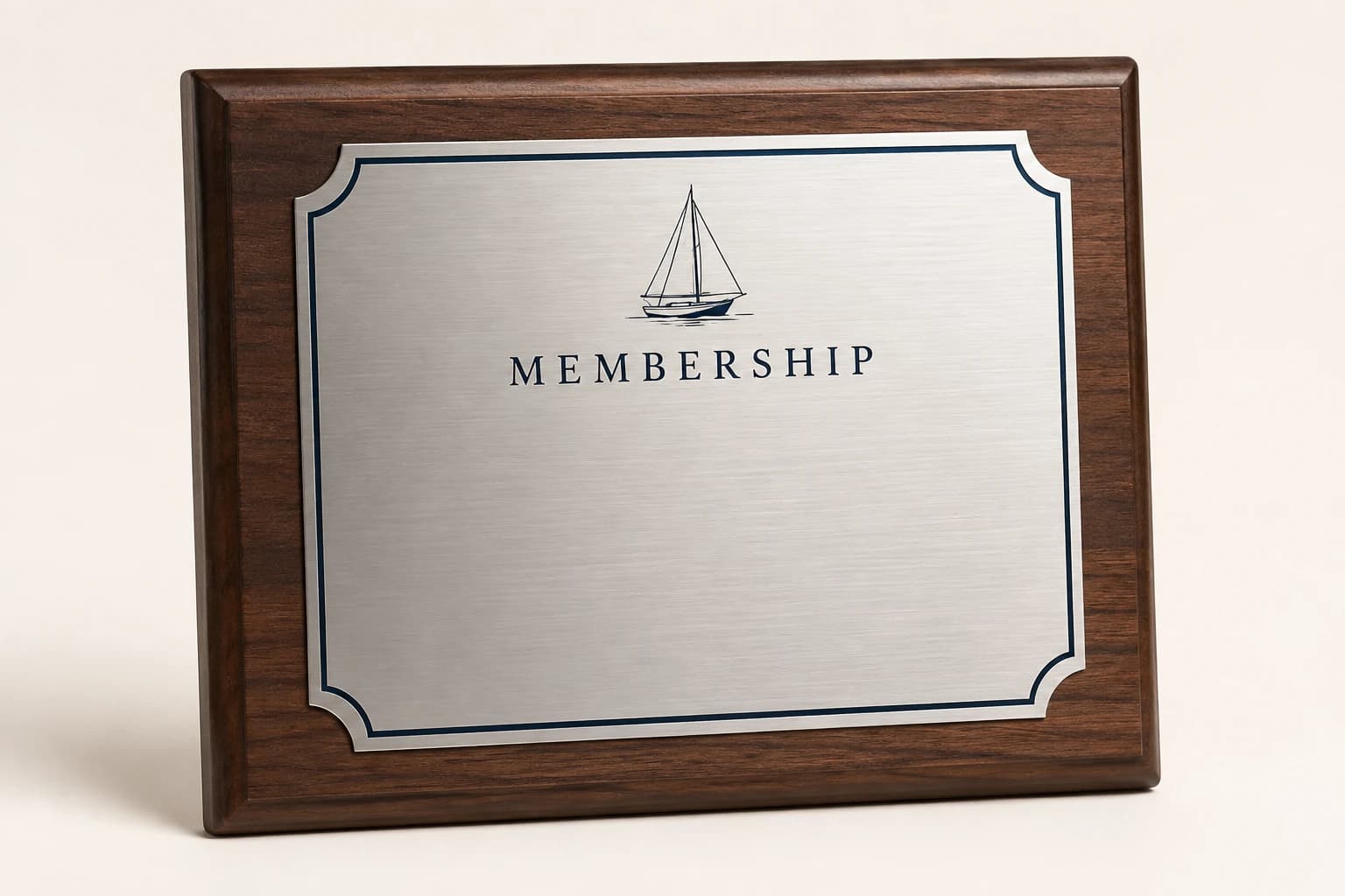 Yacht Club Member Plaque original design concept