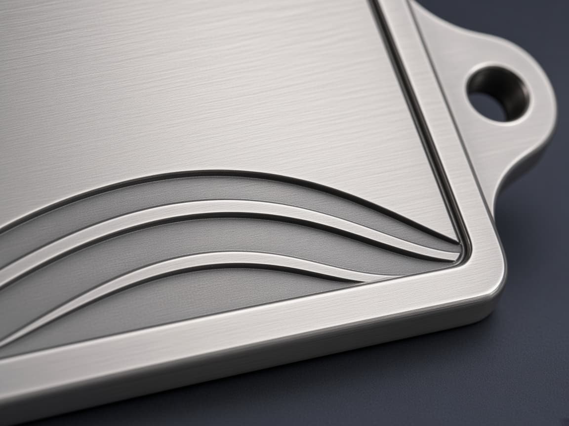 Dock and Boat Nameplate design concept, close-up of the materials
